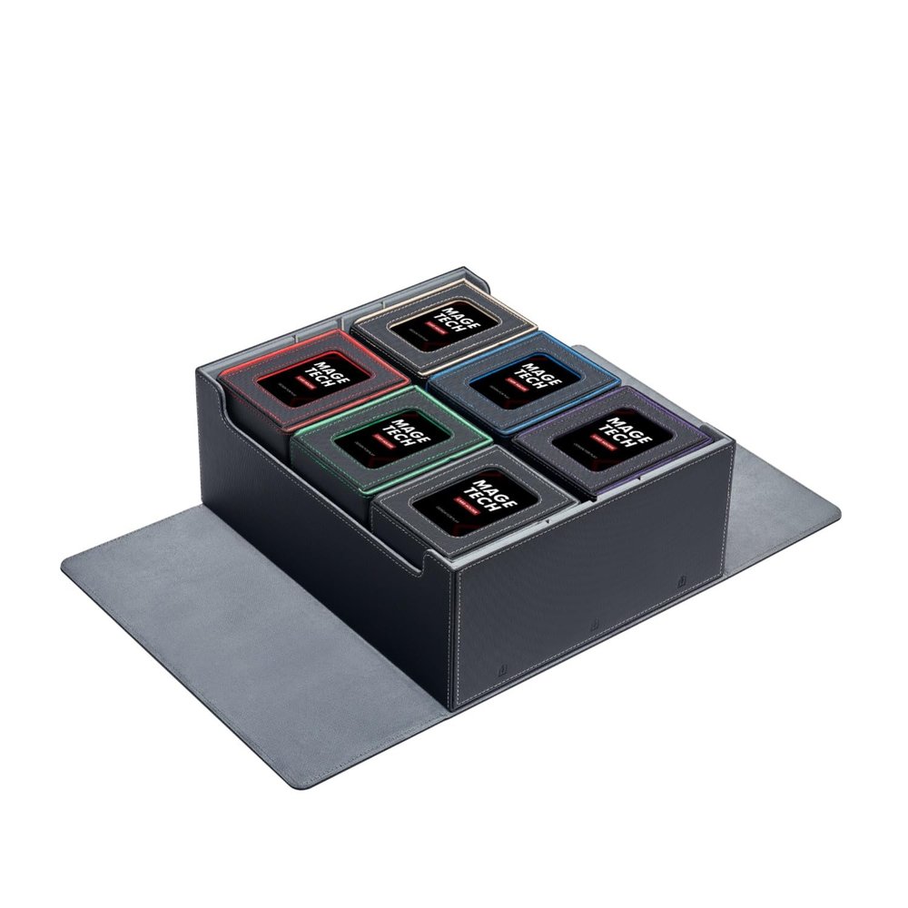 Mage Tech Commander Plus Collection - 6 Commander Plus Deck Box & 1 Overseer Storage Case - Standard