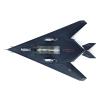 MOOKEENONE 1:72 Alloy USAF F-117 Nighthawk Attack Aircraft Fighter Toy Aircraft Model Simulation Aviation Science Exhibition Model view 2