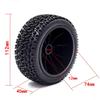 Dantenron 1/10 RC Truck Tires and Wheels 12mm Hex OD 4.33" RC Short Course Tires with Foam Inserts for 1:10 Scale Off Road Truck Car Traxxas Slash 2WD 44 Rc4wd Arrma Senton Axial Losi Redcat 4PCS view 3
