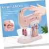 Abaodam Educational Toy Electric Mixer for Boys and Girls Simulation Plastic Mixer Plaything for Creative Role Play for and Fine Motor Skill Development view 2
