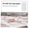YARNOW 3sheets Water Model DIY Running Water Simulation Model Paper Texture for Creative Decor view 3