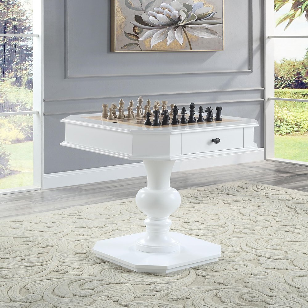 White Game Table