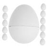Unomor 12pcs Openable Blank Easter Paper Eggs for Projects Unfinished Refillable Craft Supplies for Boys and Girls Creative Family Bonding Activities for Easter Decoration and Artistic view 1