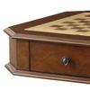 Cherry Game Table with 2 Drawer view 4