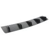 2pcs Universal Car Rear Bumper Lip Spoiler Splitter Compatible With Acura TL ILX TLX TSX MDX RDX 5 Fins 81.5cm Diffuser Shark ABS Body Kit(Carbon Fiber Look) view 1
