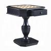Black 2 Drawer Game Table view 3