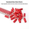 200pcs Half-Length Soft Darts, Short Darts Compatible with Dart Zone, Adventure, Nerf, Worker, Zhenweiqi - for Foam Dart Blasters & Toy Guns Accurate 1.3g (Red White 1g) view 4