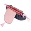Acouto Baby Stroller with Cup Holder and Movable Compartments - Storage Bag for Diapers, Bottles, and (Pink tassel) view 1