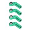 Aramox RC Link Rod End Alloy M4 Curved CW 7mm Ball Joint Set for 1/10 Model Car, Enhanced Steering and Suspension Control, Plug and Play Upgrade Part for RC Enthusiasts (Green) view 4