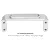 Aramox 1/10 RC Car Servo Mount with Fine Craftsmanship and Smooth Turning for Capra UTB10, Easy Installation for Hobbyists and Beginners (Silver) view 3