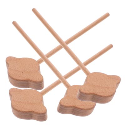 Artibetter 4pcs Wooden Fairy Wands Unpainted Craft Sticks for Boys and Girls for Dress-up Parties and Creative Play Smooth Edges for Safe Use