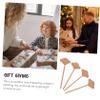 Artibetter 4pcs Wooden Fairy Wands Unpainted Craft Sticks for Boys and Girls for Dress-up Parties and Creative Play Smooth Edges for Safe Use view 2