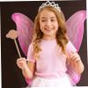 Artibetter 4pcs Wooden Fairy Wands Unpainted Craft Sticks for Boys and Girls for Dress-up Parties and Creative Play Smooth Edges for Safe Use view 3