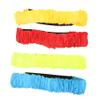 FOYTOKI 3-Legged Race Elastic Tie Rope Set 4 Colors Sturdy Elastic Bands for Outdoor Game Fun for Boys and Girls and Adults Relay Races Carnival Parties and Field Day Activities view 1