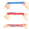 FOYTOKI 3-Legged Race Elastic Tie Rope Set 4 Colors Sturdy Elastic Bands for Outdoor Game Fun for Boys and Girls and Adults Relay Races Carnival Parties and Field Day Activities view 2