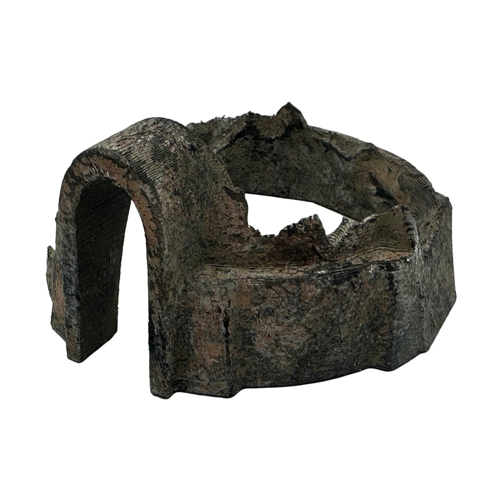 Legion Terrain - Burned Out Farmer's Hut - Miniature Tabletop Wargaming Terrain (Painted)