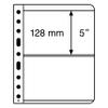 LIGHTHOUSE- VARIO Stamp Pages for Stamp Albums, Clear 9-Hole Binder Pages with 2 Pockets for Stamp Collection - Pack of 25 view 3