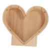 Abaodam Wooden Heart Piggy Bank for Boys and Girls Face Decorative Savings Box Grandma Birthday view 1
