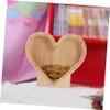 Abaodam Wooden Heart Piggy Bank for Boys and Girls Face Decorative Savings Box Grandma Birthday view 3