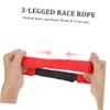 CHILDWEET 4 Colors Elastic Tie Rope for 3-Legged Race Game Sturdy and Stretchable Bands for Outdoor Group Activities and Team Building Events view 4