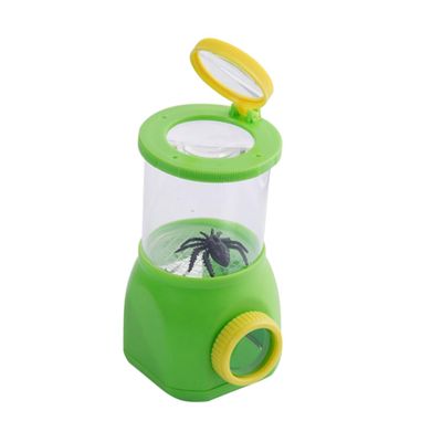 BELLIFFY Boys and Girls Outdoor Insect Observation Box Dual-Sided Magnifying Viewer Portable Bug Catching Kit Flip-Top Lid Educational Insect Container for Young Explorers