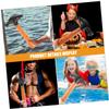 Toyvian 4pcs Inflatable Hammer Toys with Wood Grain Design Fun for Boy Girl for Pool Parties and Outdoor Activities Lightweight PVC Hammer for Water Amusement view 3