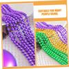 CIYODO Mardi Gras Beads Chain Necklace Carnival Festival Accessory 12pcs Beaded Necklace view 3