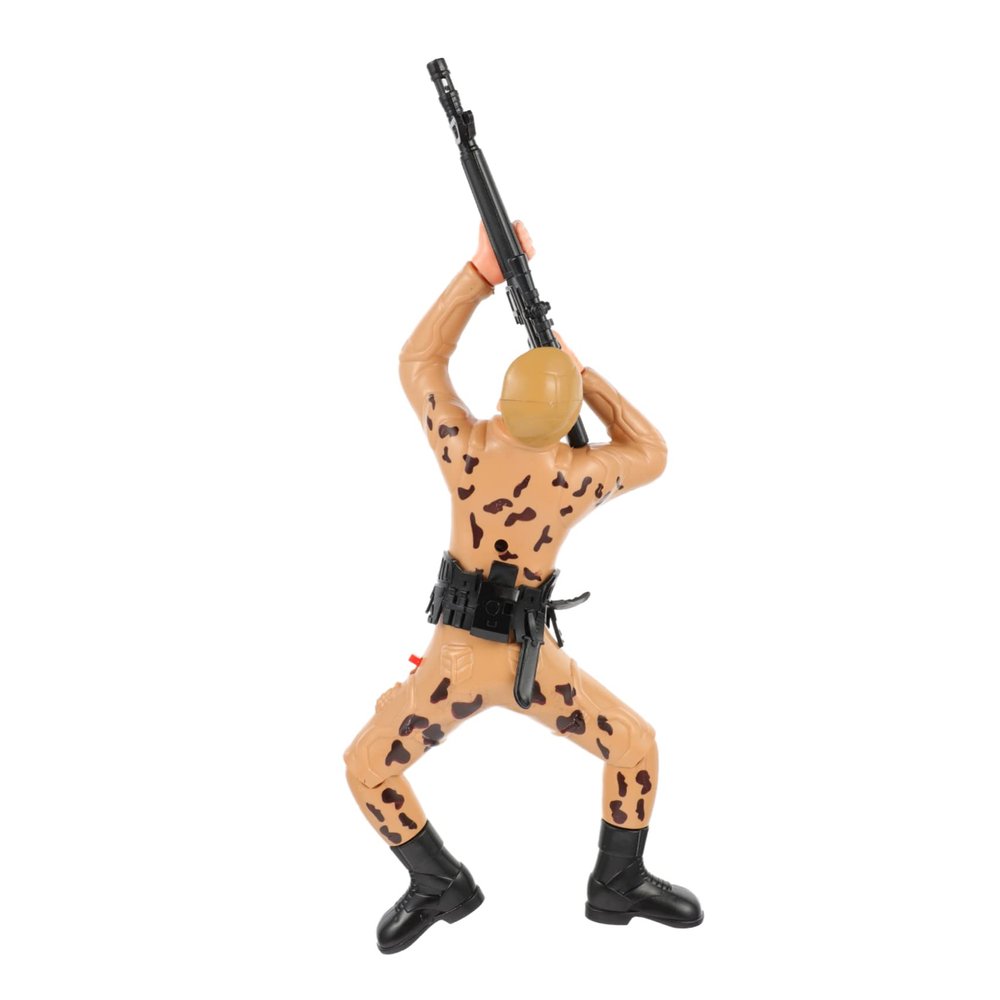 WEKAMOS 1pc Electric Crawling Toy Soldier Fun Educational Army Toy for Boys and Girls Engages Boy Girl Interactive Learning No Batteries Required