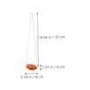 ABOOFAN 2pcs Chicken Wing Ornament Necklace Simulation Fried Chicken Pendant Hip Hop Clothing Accessories view 2