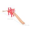 WEKAMOS The Train Track Accessories Wooden Train Bridges Connectors Track for Boys and Girls Play view 2