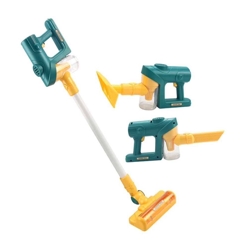 HEALSOPTHY 1set Boy Girl Vacuum Cleaner Toy Lights and Sounds Interactive Role Play Cleaning Toy for Boys and Girls Encourages Responsibility and Motor Skills Development for Toddlers Ages