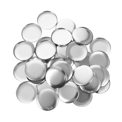 Veemoon 100sets Iron Bottom Badge DIY Materials Blank Pin Button Custom Insignia Pin DIY Badge Craft Parts