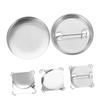 Veemoon 100sets Iron Bottom Badge DIY Materials Blank Pin Button Custom Insignia Pin DIY Badge Craft Parts view 4