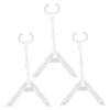 Toddmomy 4pcs Transparent Plastic Figure Holder Display Stand Figures Dolls and Miniatures for Home Store and Collectibles Organization view 1