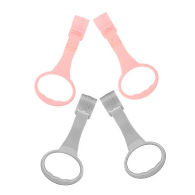 Abaodam 4pcs Safety Pull up for Crib Playpen Portable Walking Assistance Handles Boy Girl Use