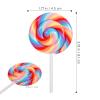 Abaodam 5Pcs Large Simulation Lollipop Giant Lollipop Prop Fake Candy Photo Booth Prop for Christmas Party Carnival Cosplay Wedding Birthday Party Supplies view 2