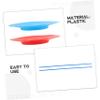 BRIGHTFUFU 2pcs Spinning Plates with Sticks for Juggling Practice Circus Toys for Boy Girl Adults Great for Parties and Street Performances Balance Skill Development view 3