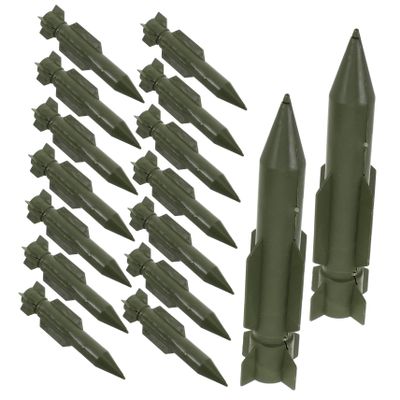 LRXIYODE 20pcs Rocket Launcher Toy for Boy Girl Educational Space Toys Realistic Rocket Models for Sandbox Play Birthday Party Favors for Boys and Girls