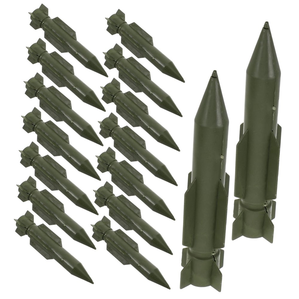 LRXIYODE 20pcs Rocket Launcher Toy for Boy Girl Educational Space Toys Realistic Rocket Models for Sandbox Play Birthday Party Favors for Boys and Girls