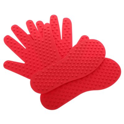 KONTONTY 1 Set Outdoor Game Outdoor Classroom Floor Dots Floor Markers for Pad Sensory Spot Markers for Sports Poly Dots Gym Spot Dots Red Plastic
