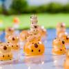 10 Pieces Mini Capybara Animals Luminous Mini Resin Animals for Dollhouse Micro Fairy Garden Landscape Aquarium Birthday Decorations view 4