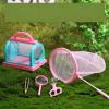 HIVZRKPYW 5 Piece Outdoor Exploration Insect Collection Set Insect Trapping Toy Fishing Net Insect Cage Observation Box view 3