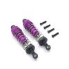 for WLtoys 144001 144002 124016 124017 124018 124019 RC Car Parts Metal Upgrade Modification Spring Hydraulic Shock Absorber(Purple) view 1