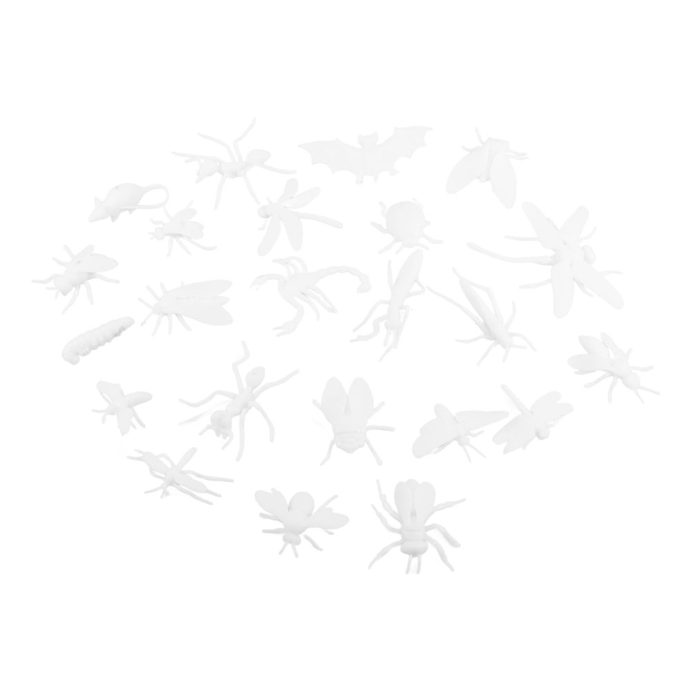 Abaodam 23pcs Unfinished Insect Models for Painting Realistic Insect Figurines for Garden Decor Craft Projects and Educational Use and Toys