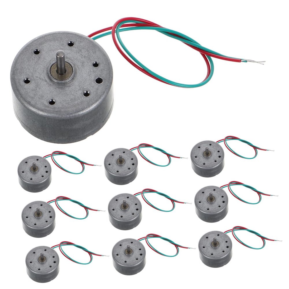 Toddmomy 20pcs Solar Motor Kit Small Electric Motor for Projects Compact Design Quick Setup Cables Energy Efficient for Toy Cars and Hobby Models