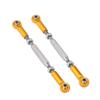 Kisangel 6pcs Aluminum Alloy Rc Pull Rod Steering Rod for Rc Steering Linkage and Suspension Upgrade view 1