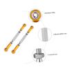 Kisangel 6pcs Aluminum Alloy Rc Pull Rod Steering Rod for Rc Steering Linkage and Suspension Upgrade view 4