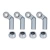 1/10 RC Car Ball Joint,4pcs M4 Chassis Link Steering Rod Ends - Straight/Bend Rod Ends for 1/10 RC Crawler (SCX10, TRX4, Capra, VS4-10, Wraith) (Bend 7mm Titanium) view 1