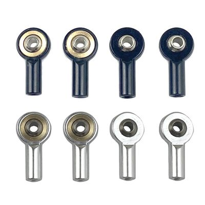 10PCS M2 Ball Joint Metal Universal Joint Ball Head Buckle Steering Pushrod Tie Rod End Mini Connecting Rods for RC Boats(Black 10pcs)