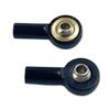 10PCS M2 Ball Joint Metal Universal Joint Ball Head Buckle Steering Pushrod Tie Rod End Mini Connecting Rods for RC Boats(Black 10pcs) view 2